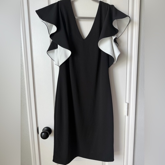 NWT White House Black Market V-Neck cocktail Dress. Size 10 - Picture 1 of 6